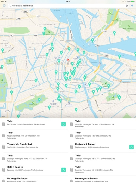 Flush Toilet Finder & Map Tablet-Screenshot2