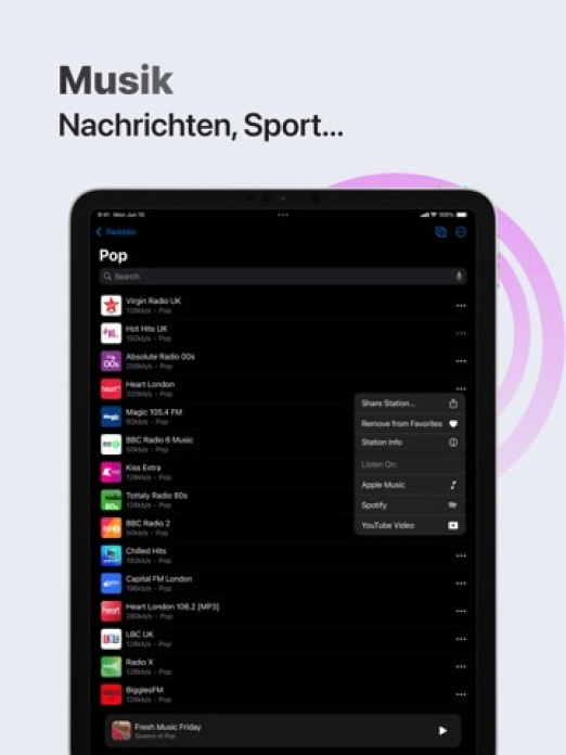 Radio Bollerwagen Radddio Tablet-Screenshot5