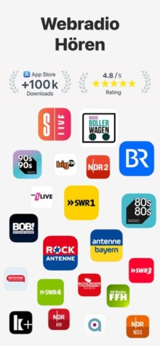 Radio Bollerwagen Radddio Smartphone-Screenshot