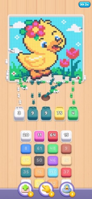 Food Hunt: Pixel Puzzle Smartphone-Screenshot3