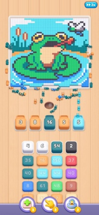 Food Hunt: Pixel Puzzle Smartphone-Screenshot