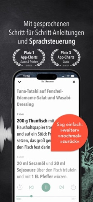 FoodDude Rezepte & Kochen Smartphone-Screenshot2