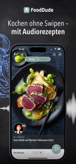 FoodDude Rezepte & Kochen Smartphone-Screenshot