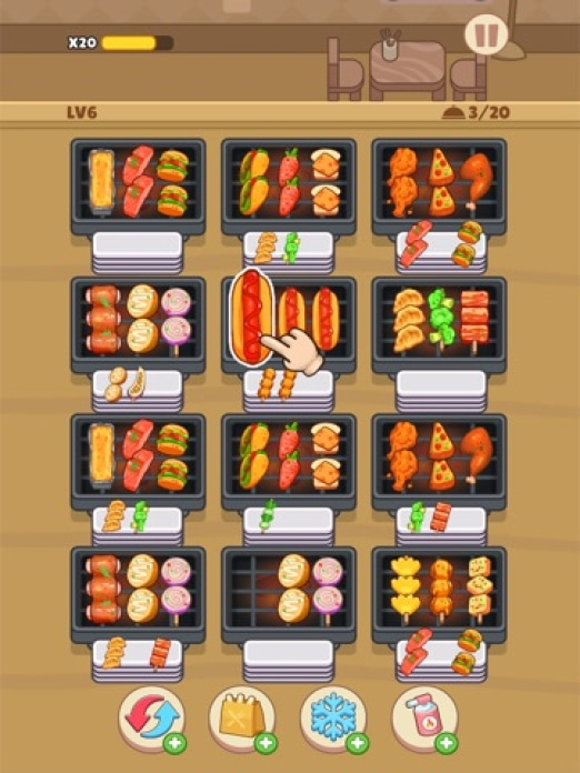 Foodie Sizzle Tablet-Screenshot