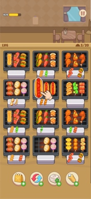 Foodie Sizzle Smartphone-Screenshot