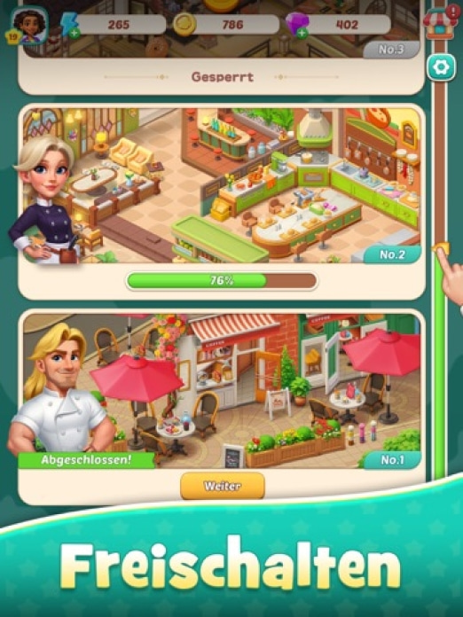 Foodstars: Kombiniere & Koche Tablet-Screenshot5