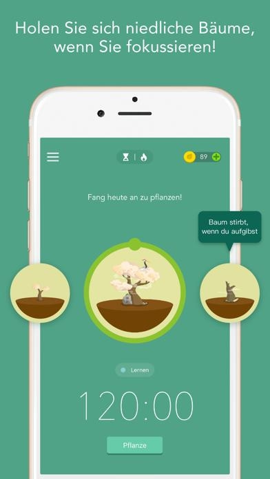 Forest - Bleib fokussiert Smartphone-Screenshot
