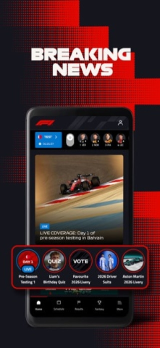 Formula 1® Smartphone-Screenshot7