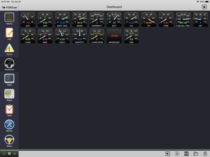 FORScan Lite - for Ford, Mazda Tablet-Screenshot3
