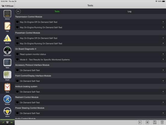 FORScan Lite - for Ford, Mazda Tablet-Screenshot4