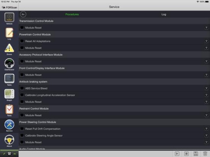FORScan Lite - for Ford, Mazda Tablet-Screenshot5