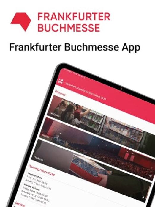 Frankfurter Buchmesse App Tablet-Screenshot