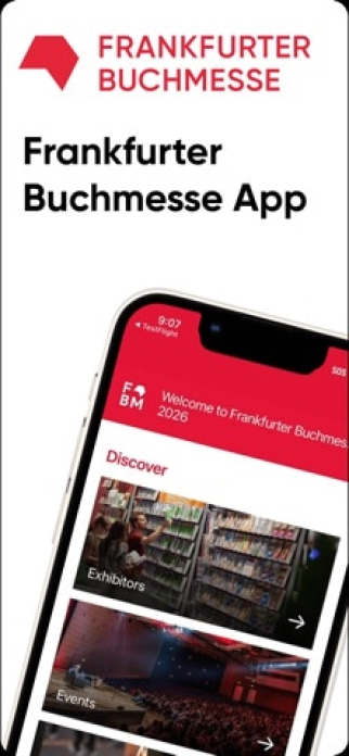 Frankfurter Buchmesse App Smartphone-Screenshot