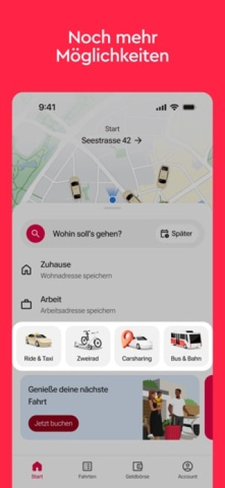 Freenow by Lyft - Taxi & mehr Smartphone-Screenshot8
