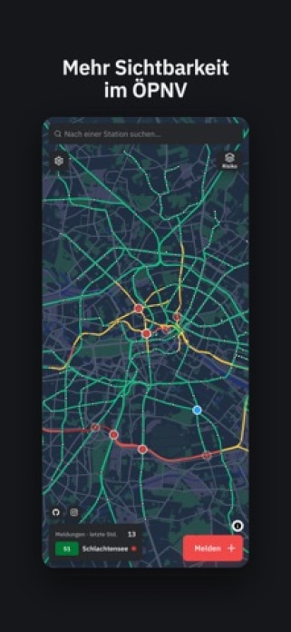 Freifahren Smartphone-Screenshot