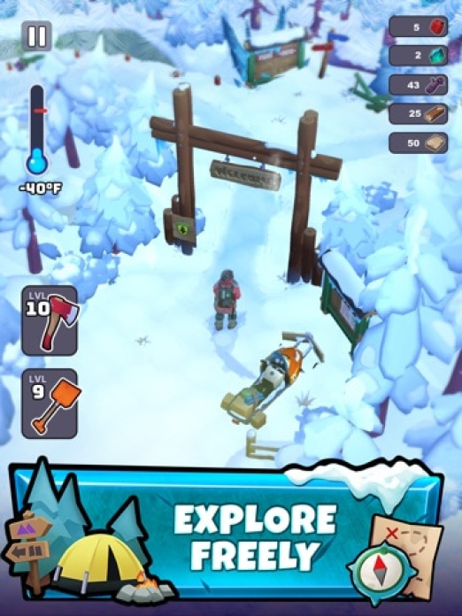 Frost World - Winter Survival Tablet-Screenshot