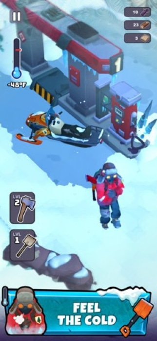 Frost World - Winter Survival Smartphone-Screenshot