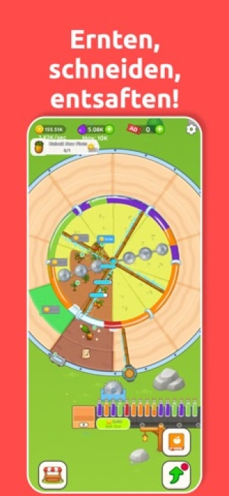 Fruit Juice Farm Smartphone-Screenshot