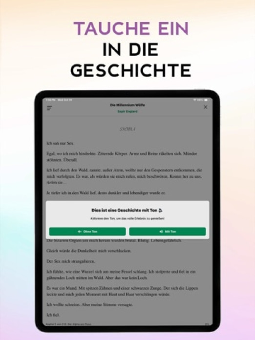 GALATEA: Bücher & Hörbücher Tablet-Screenshot3
