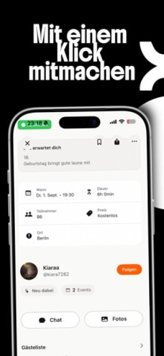 Gathered: Events & Freunde Smartphone-Screenshot3