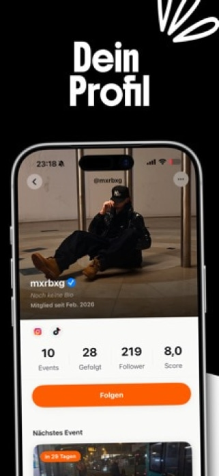 Gathered: Events & Freunde Smartphone-Screenshot5