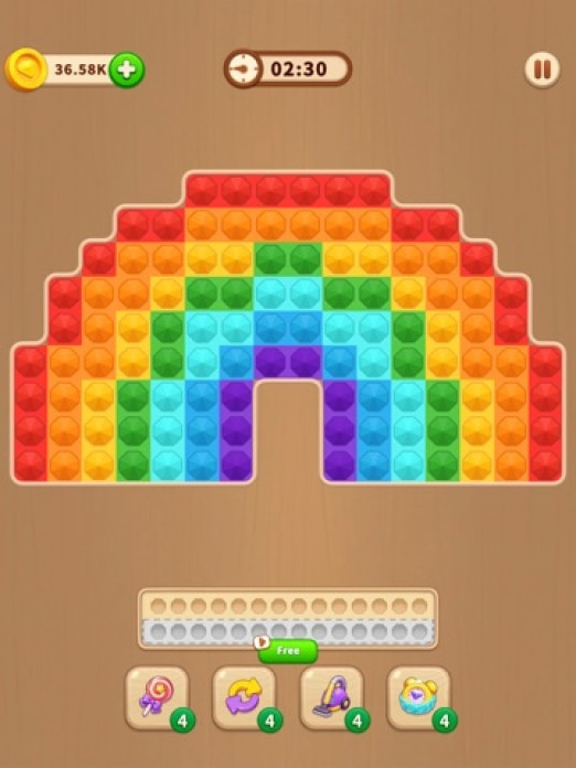 Gems Flow: Color Puzzle Tablet-Screenshot3