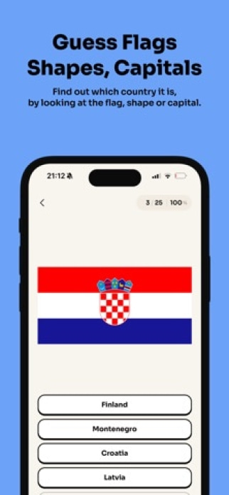 Geotrivia: Geographie Spiele Smartphone-Screenshot5