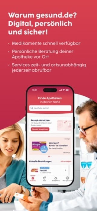 gesund.de - E-Rezept, Apotheke Smartphone-Screenshot3
