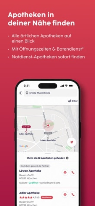 gesund.de - E-Rezept, Apotheke Smartphone-Screenshot4