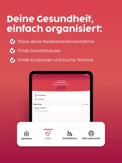 gesund.de - E-Rezept, Apotheke Tablet-Screenshot5