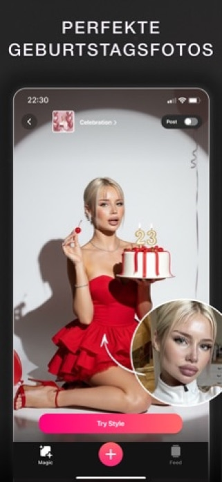 Glam KI, AI Bilder Bearbeiten Smartphone-Screenshot2