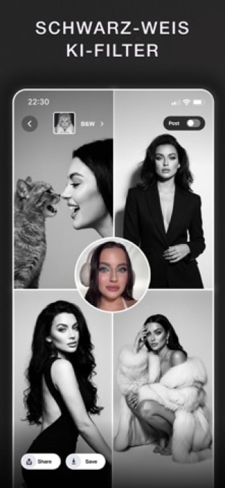 Glam KI, AI Bilder Bearbeiten Smartphone-Screenshot3
