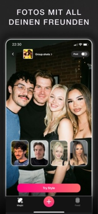 Glam KI, AI Bilder Bearbeiten Smartphone-Screenshot4