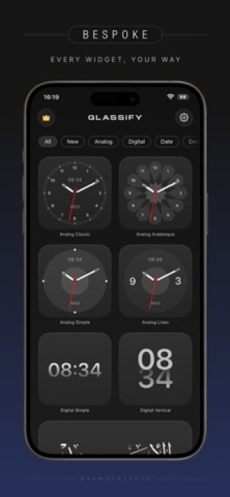 Glassify - Widgets & Themes Smartphone-Screenshot3