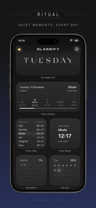 Glassify - Widgets & Themes Smartphone-Screenshot4
