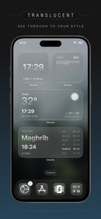 Glassify - Widgets & Themes Smartphone-Screenshot7
