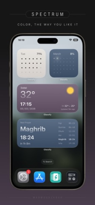 Glassify - Widgets & Themes Smartphone-Screenshot9