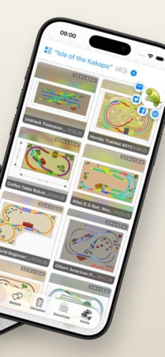 Gleispläne: Modelleisenbahn Smartphone-Screenshot2