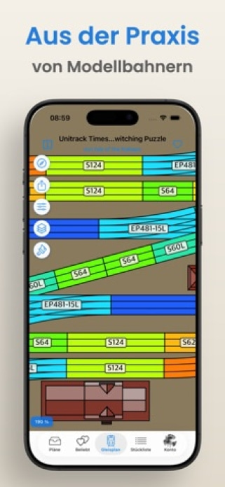 Gleispl&auml;ne: Modelleisenbahn Smartphone-Screenshot6