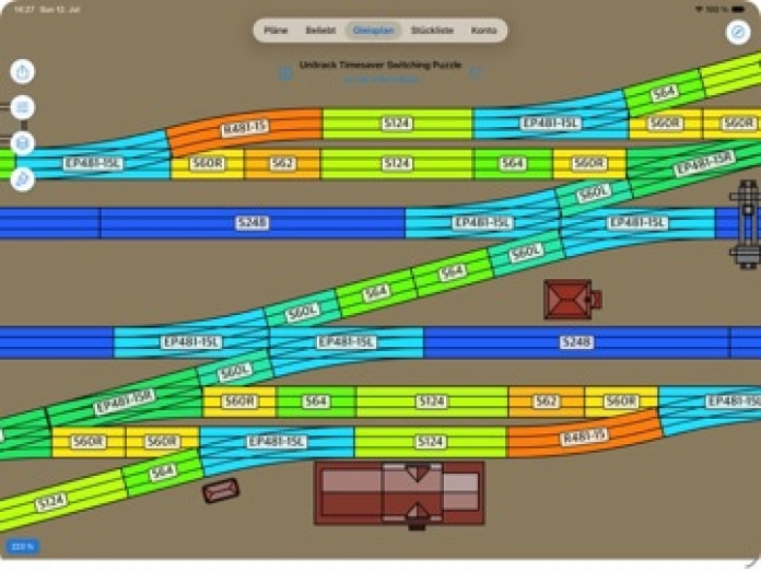 Gleispl&auml;ne: Modelleisenbahn Tablet-Screenshot7