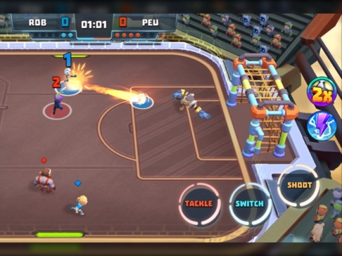 Goal Battle - Fußballspiele Tablet-Screenshot3
