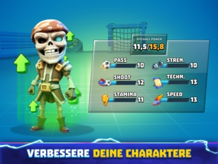 Goal Battle - Fu&szlig;ballspiele Tablet-Screenshot7