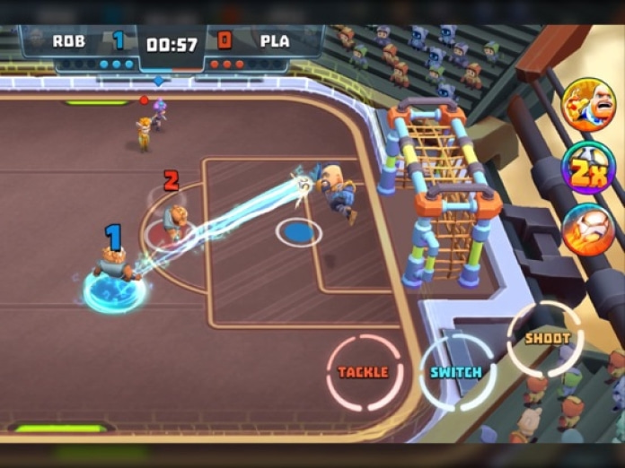 Goal Battle - Fußballspiele Tablet-Screenshot