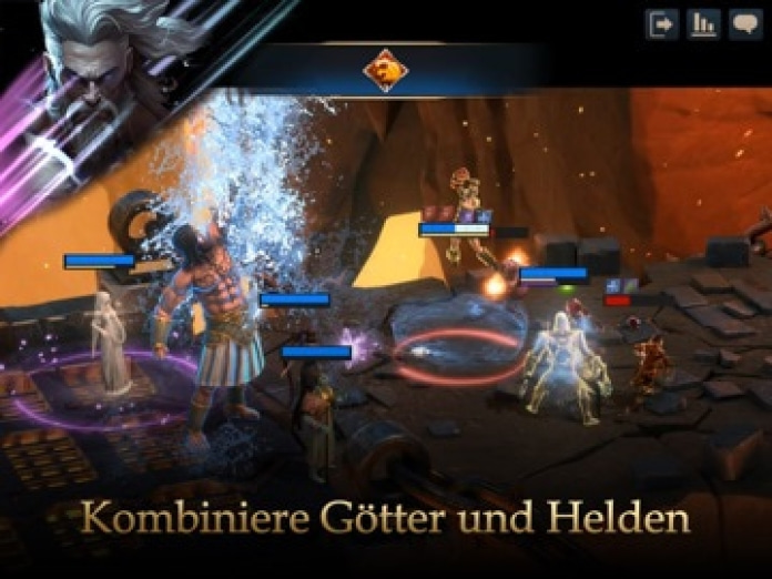 GODS RAID: Teamkampf-RPG Tablet-Screenshot4