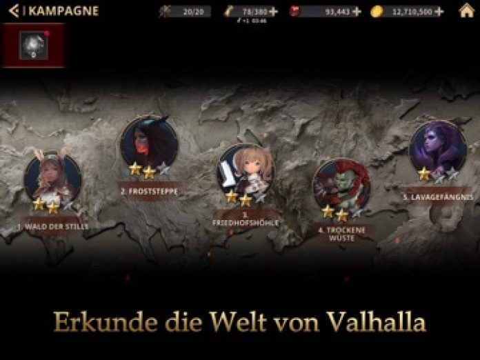 GODS RAID: Teamkampf-RPG Tablet-Screenshot5