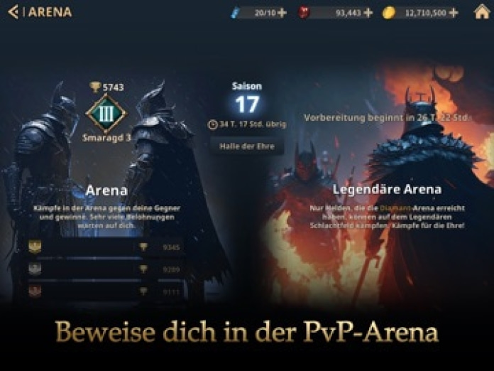 GODS RAID: Teamkampf-RPG Tablet-Screenshot6
