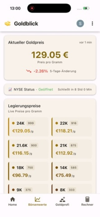 Goldblick Smartphone-Screenshot2