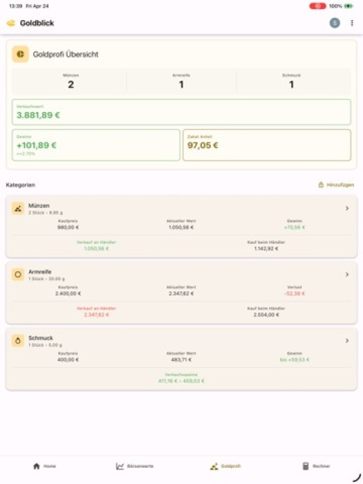 Goldblick Tablet-Screenshot3