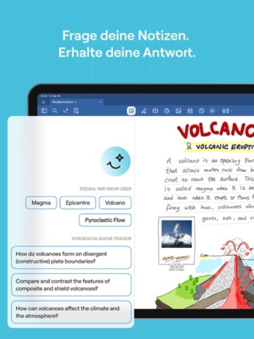 Goodnotes: KI Notizen, PDF app Tablet-Screenshot4