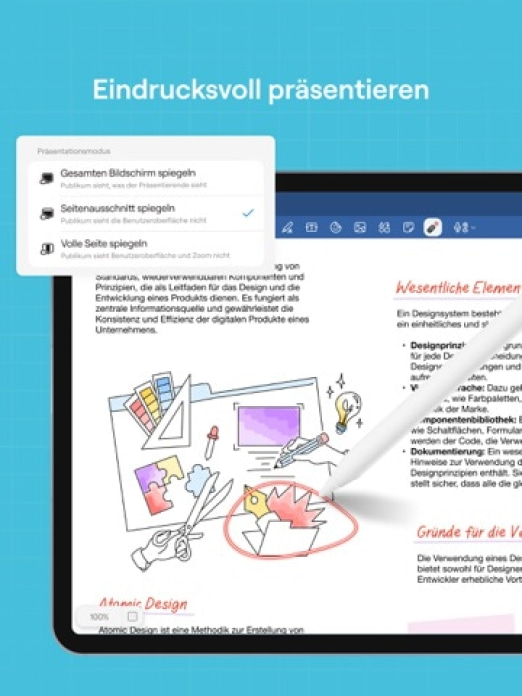 Goodnotes: KI Notizen, PDF app Tablet-Screenshot9